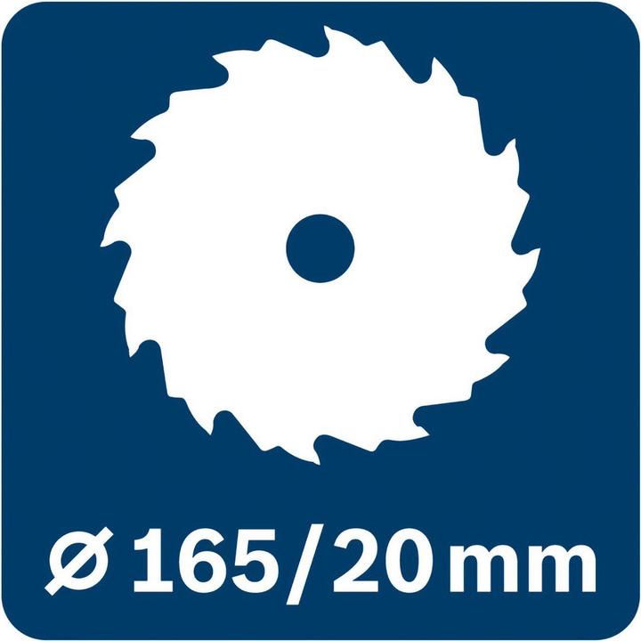 Productafbeelding Bosch Professional Accucirkelzaag GKS 18V-57-2 GX Professional solo, 18 volt (blauw/zwart, zonder accu en lader)