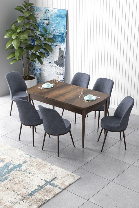 Actual product image Hanah Home Zen Extendable Dining TableChairs Set (MDF)