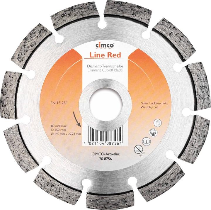 Actual product image Cimco Diamond saw blade