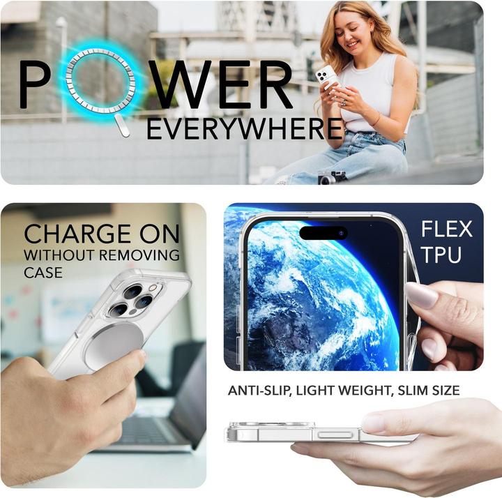Actual product image Nalia Clear Transparent Silicone Sleeve (Apple iPhone 14 Pro Max)