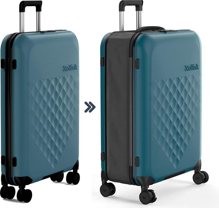 Produktbild Rollink Flex 360 Spinner Koffer, 21 ", tiefe Lagune (40 l)