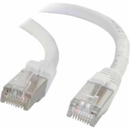 Thumbnail - C2G Cbl/15M Shield CAT5E Mld Patch CBL White (STP, CAT5e, 15 m), Netzwerkkabel