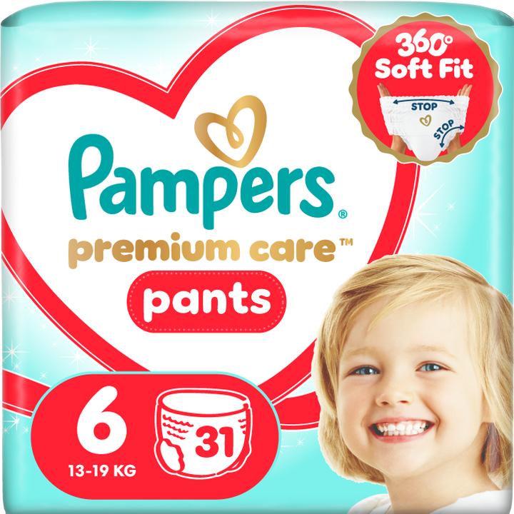 Actual product image Pampers Premium Care (Size 6, Pack, 31 pcs.)