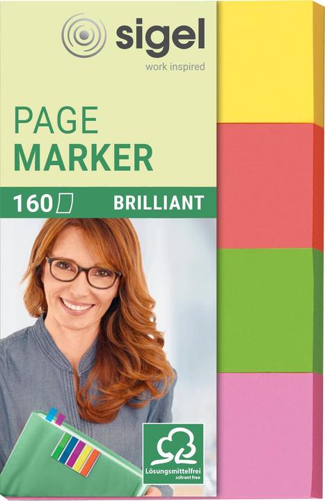 Sigel Sticky notes Brilliant (20 x 50 mm)