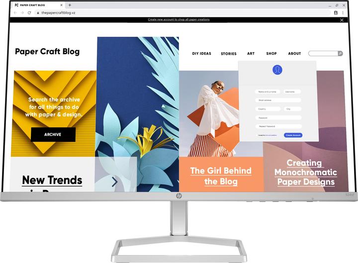 Actual product image HP Series 5 524 (1920 x 1080 pixels, 24")