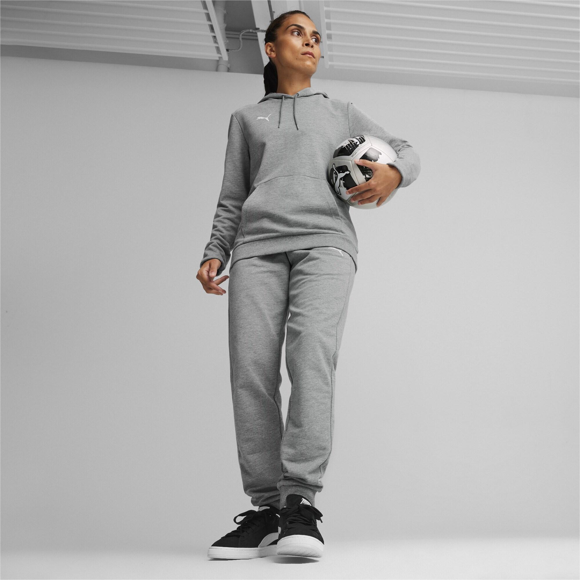 Thumbnail - Puma, Damen, Pullover, teamGOAL Casuals Hoody Wmn, Grau, (L)