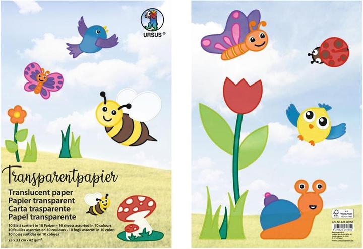 Image du produit Ursus Transparentpapier Drachenpapier 42 g/m2 20 x 30 cm (42 g/m², 10 x)