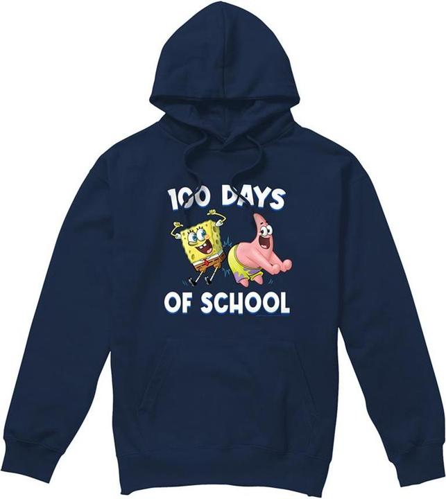 Produktbild Spongebob Squarepants 100 Days Of School Kapuzenpullover (S)