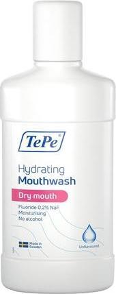 Actual product image TePe Hydrating Dry Mouth Rinse Unflavoured Fluoride Mouthwash (Mouthwash)