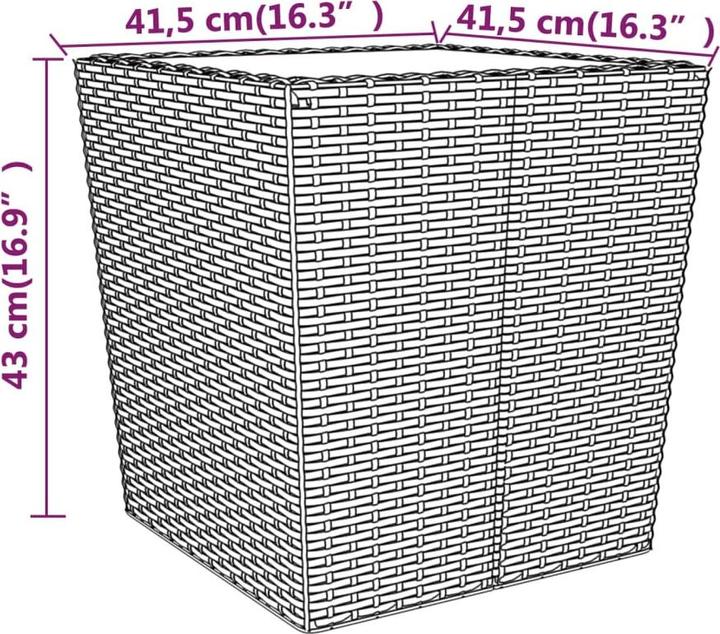 Produktbild vidaXL Bistro-Set (41.50 x 41.50 x 43 cm)
