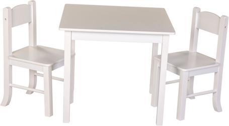 Besttoy Sitzgruppe aus Holz - Farbe: weiss (Kindersitzgruppe)