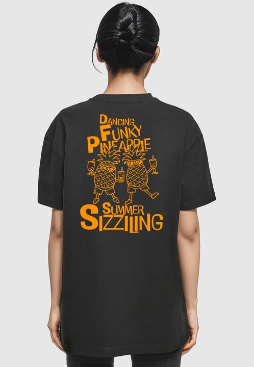 Produktbild Merchcode Ladies Funky Pineapple Oversized Tee - 170085 (XL)