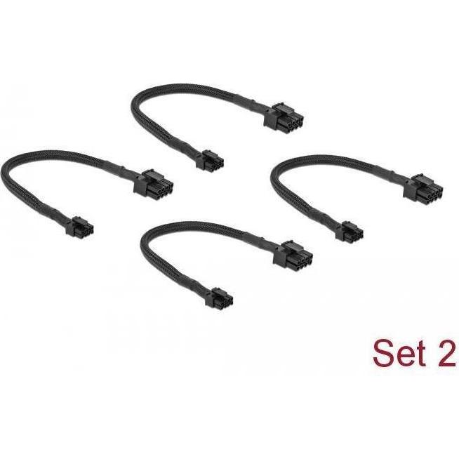 Thumbnail - Delock, Steckdosenleiste, Powerkabel Set passend für Mac Pro 2019 (8 x)