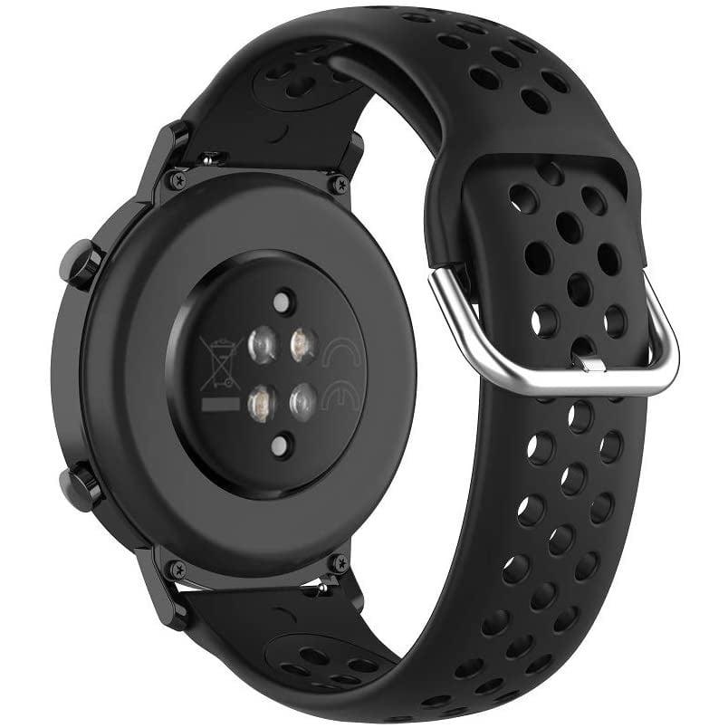Thumbnail - Strap-it Silikonarmband (Silikon, Grit X), Uhrenarmband, Schwarz
