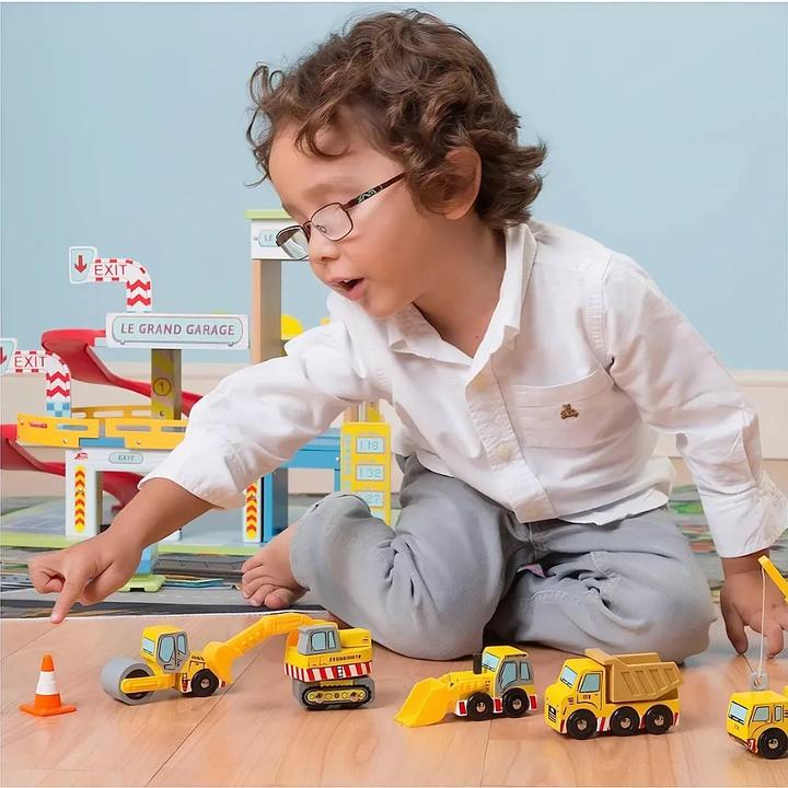 Actual product image Le Toy Van Baufahrzeug Set