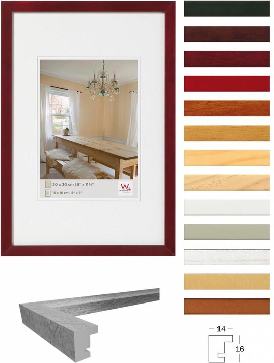 Actual product image Walther Design Peppers wooden frame (13 x 18 cm)