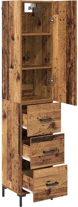 Produktbild vidaXL Modernes Highboard (34 x 34 x 180 cm)
