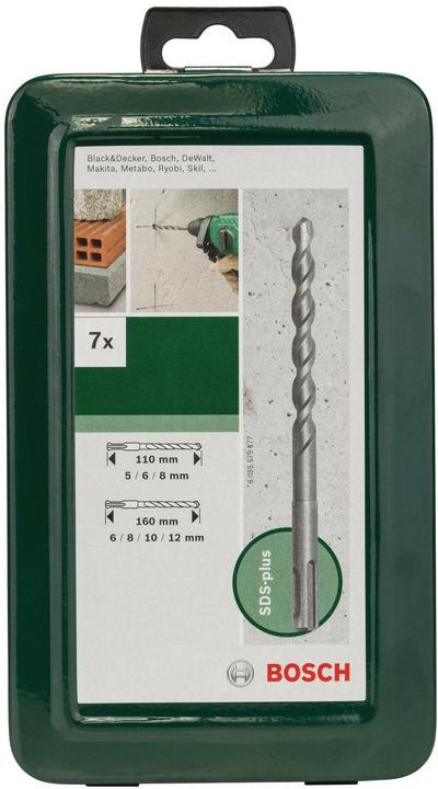 Actual product image Bosch Professional Zubehör 7-piece concrete drill set SDS-plus (5 - 12 millimetres)