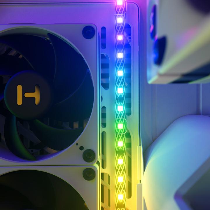 Produktbild Hyte Ls30 RGB Light Strips Blk 2pk (Blau, Grün, Mehrfarbig, RGB, Rot)