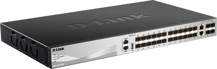 Produktbild D-Link DLINK DGS-3130-30S/E 30Port L3 Fiber Gigabit Stack (30 Ports)