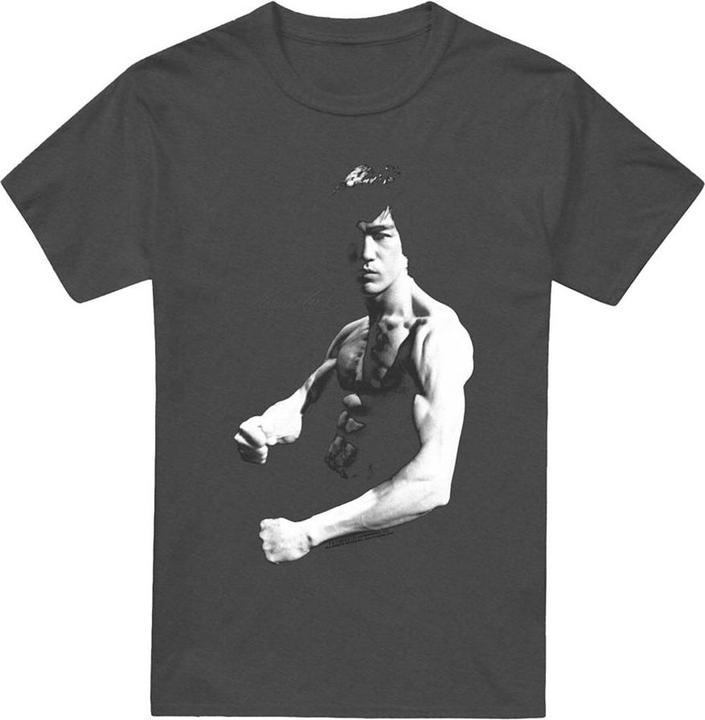 Produktbild Bruce Lee Stance TShirt meliert (S)