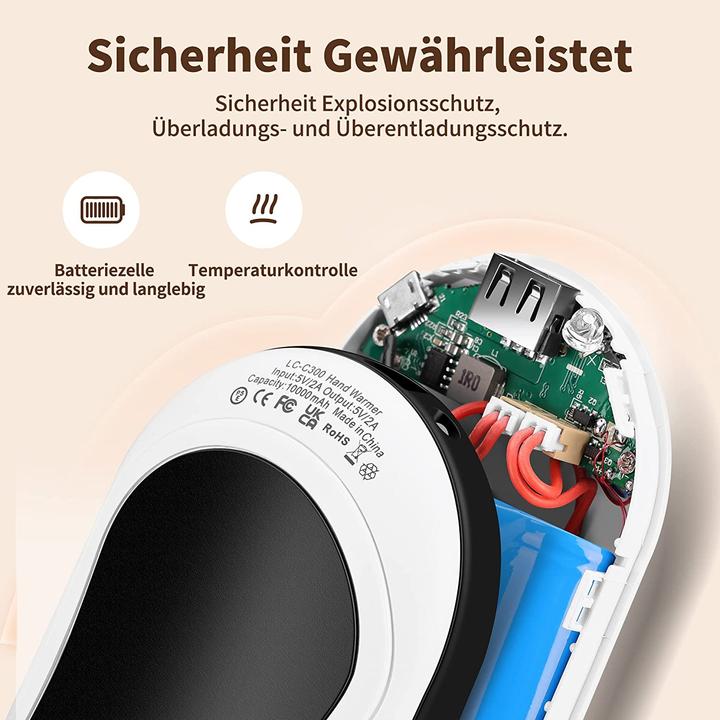 Actual product image Lomvset Electric Hand Warmer