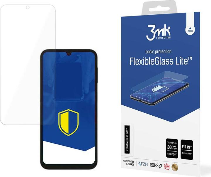 Actual product image 3MK FlexibleGlass Lite Sam A24 4G A245 Szkło Hybrydowe Lite (1 Piece, Samsung Galaxy A24)