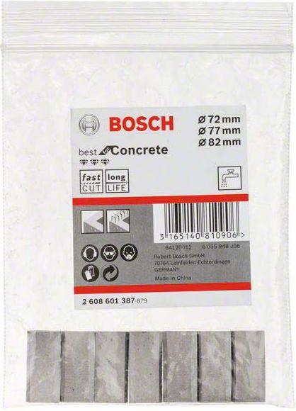 Actual product image Bosch Professional Zubehör Segments for diamond core bits UNC Best for Concrete (82 mm, 72 mm, 78 mm)
