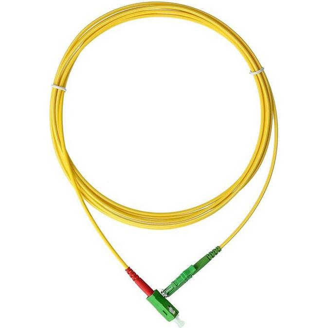 BlueOptics Simplex LWL Patchkabel SC-APC/E2000-APC Singlemode 1 Meter (1 m), Netzwerkkabel