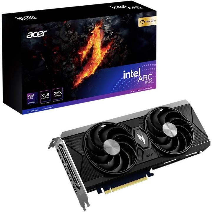 Actual product image Acer Nitro Arc B580 OC (12 GB, GDDR6)