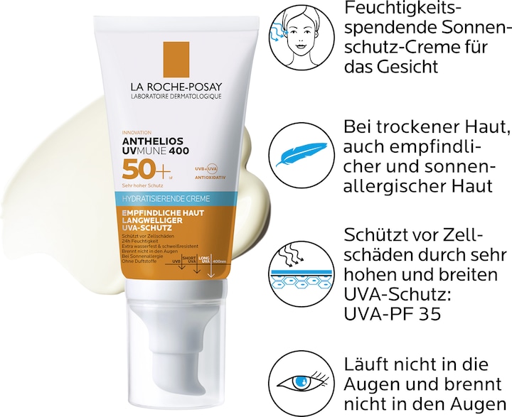 Actual product image La Roche Posay Anthelios Ultra (Sun cream face, SPF 50+, 50 ml, 80 g)
