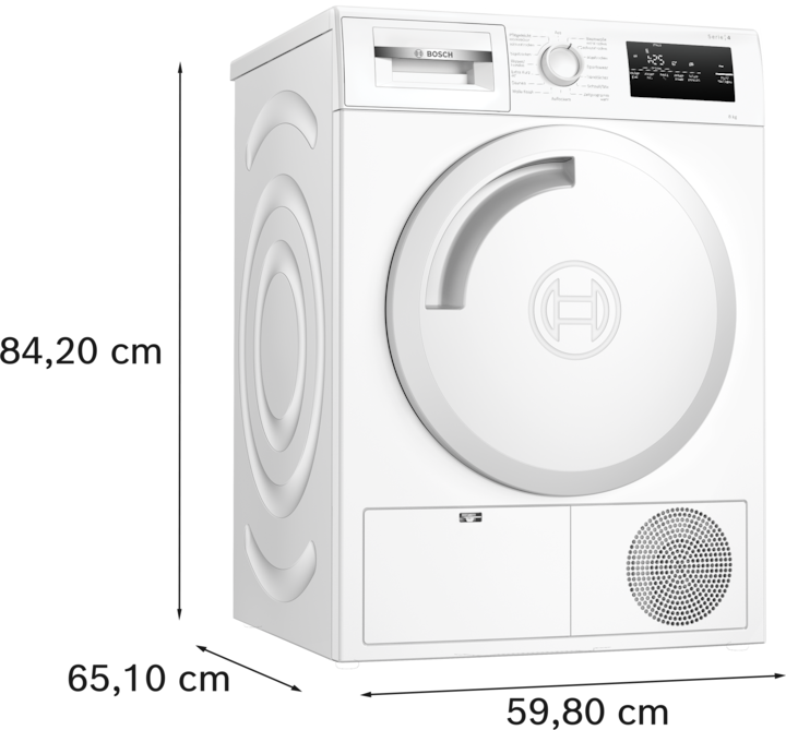 Produktbild Bosch Hausgeräte WTH83VV3 (8 kg, Rechts, EU-Stecker)
