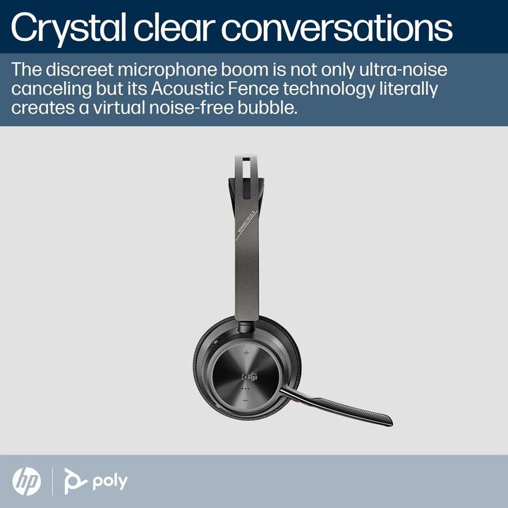 Productafbeelding Poly Voyager Focus 2 (Bedraad, Draadloze, USB-C)
