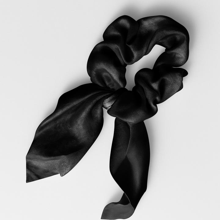 Immagine prodotto Avizar Scrunchie Satinstruktur Schmetterlingsform Mariposa (Elastico per capelli)