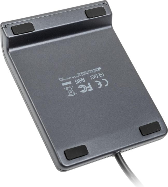 Actual product image Axagon CRE-SM3T, USB-A FlatReader čtečka kontaktních karet Smart card (eObčanka), cable (USB 2.0)