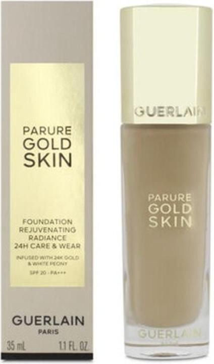 Actual product image Guerlain Parure Gold Skin Foundation 1W Warm 35ml (1W Warm)