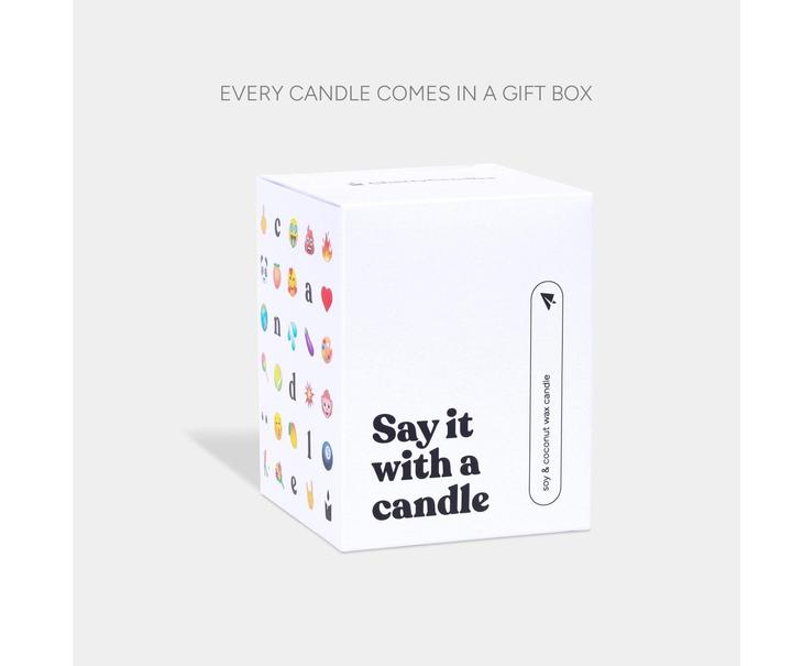 Image du produit Chatty Candles Bougie parfumée Woody Light this candle when you miss us.