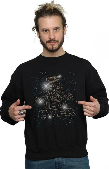 Actual product image Star Wars Mens Most Powerful Jedi Sweatshirt (L)
