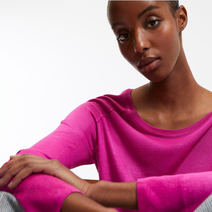 Immagine prodotto La Redoute Collections Pullover mit Rundhalsausschnitt aus Feinstrick (M)