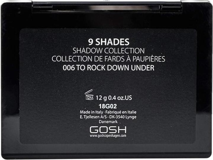 Produktbild Gosh 9 Shades Palette (006 To Rock Down Under)