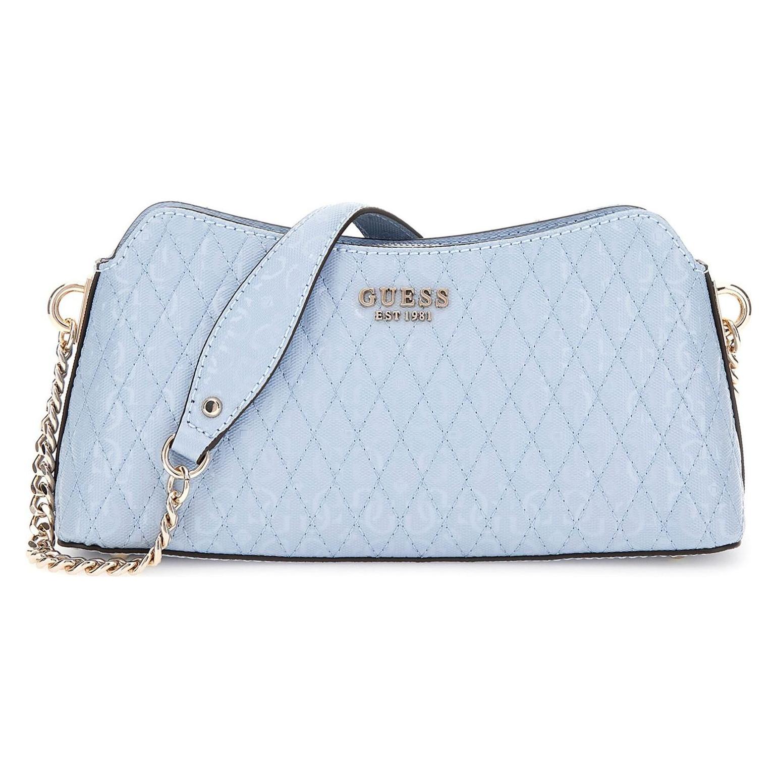 Guess, Damen, Handtasche, Betula Top Zip Shoulder Bag, Blau