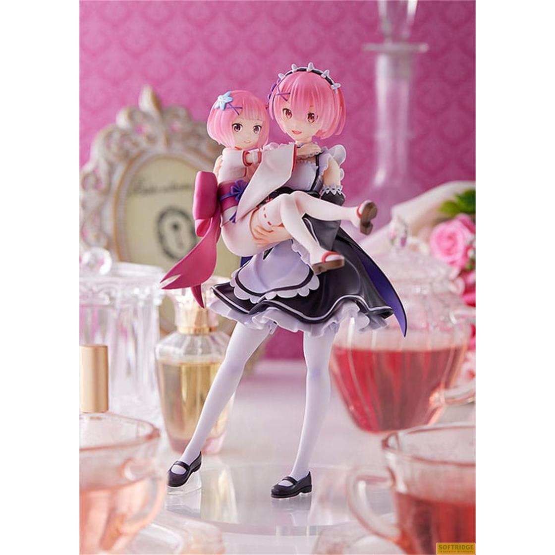 Thumbnail - Sega Goods RE ZERO - Ram & Ram Enfance - Statuette 23cm