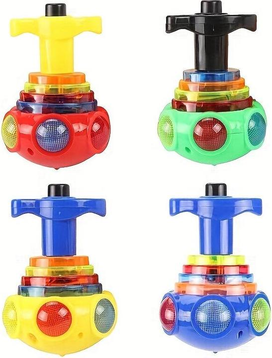 Activity Board Musical spinning top toy, spinning gyroscope, spinning top toy, musical toy (random colour)