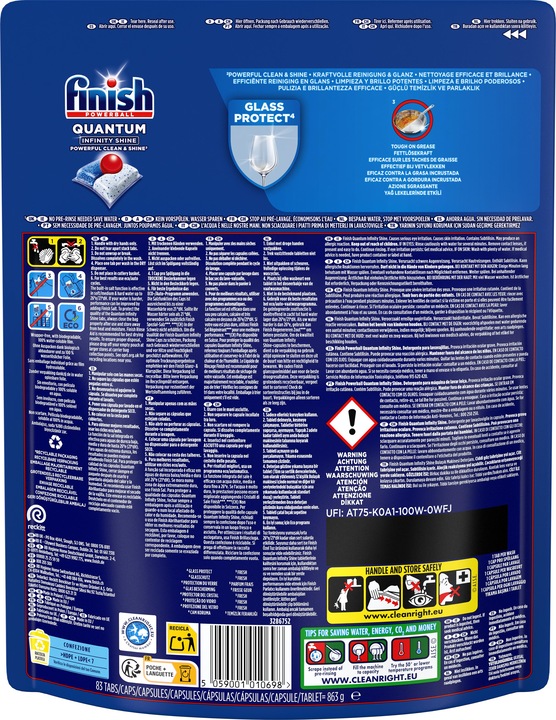 Actual product image Finish Quantum Infinity Shine (Tabs, 83 x)