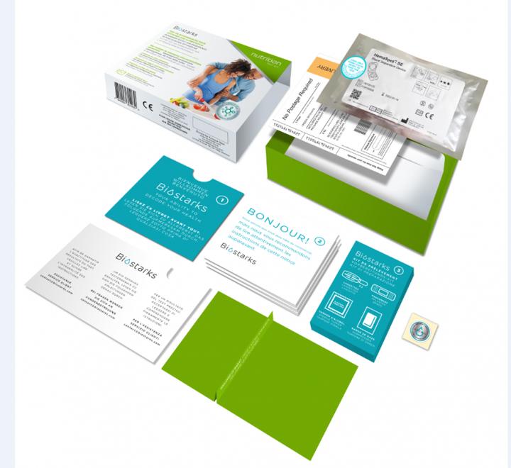 Actual product image Biostarks Biomarker test for nutrition monitoring (1 pc) (1 x)