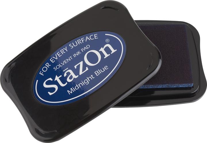 Produktbild Tsukineko StazOn Inkpad Midnightblue