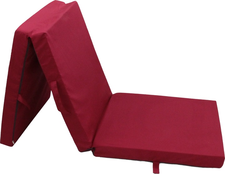 Actual product image Herlag Folding mattress Junior colour red, 190x60 cm, guest mattress, folding mattress (190 x 60 cm)