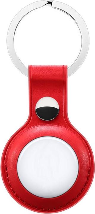 Actual product image Ueli Express Leatherette keyring holder for Apple AirTag red