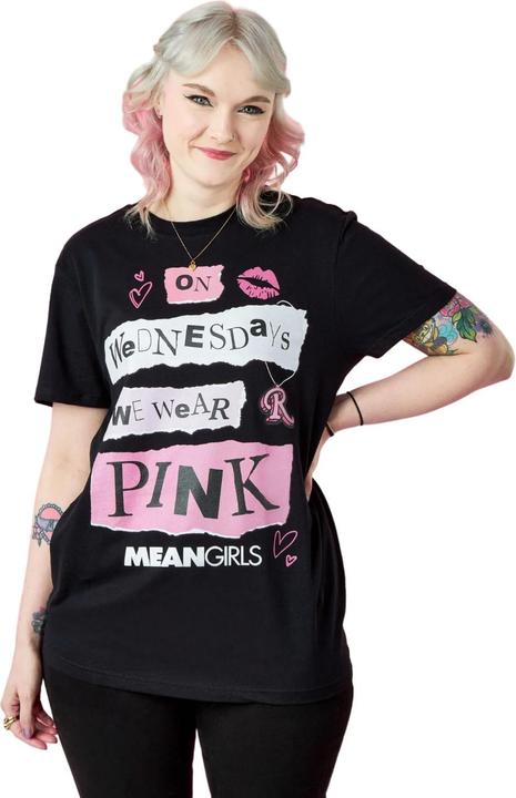 Immagine prodotto Mean Girls Maglietta Donna/Ladies Pink Wednesdays (38)
