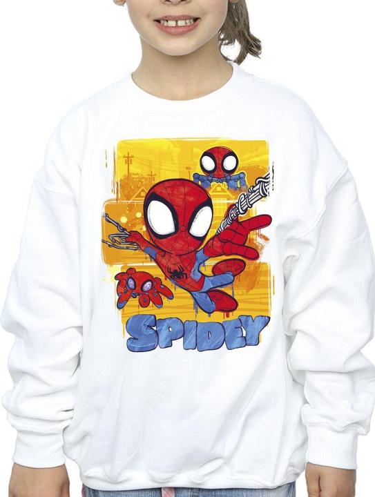 Actual product image Girls Spidey And His Amazing Friends Flying Sweatshirt (152, 158)